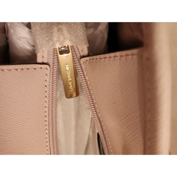 Michael Kors Jet Set Shoulder Tote Bag Purse Pink Large - Picture 6 of 11